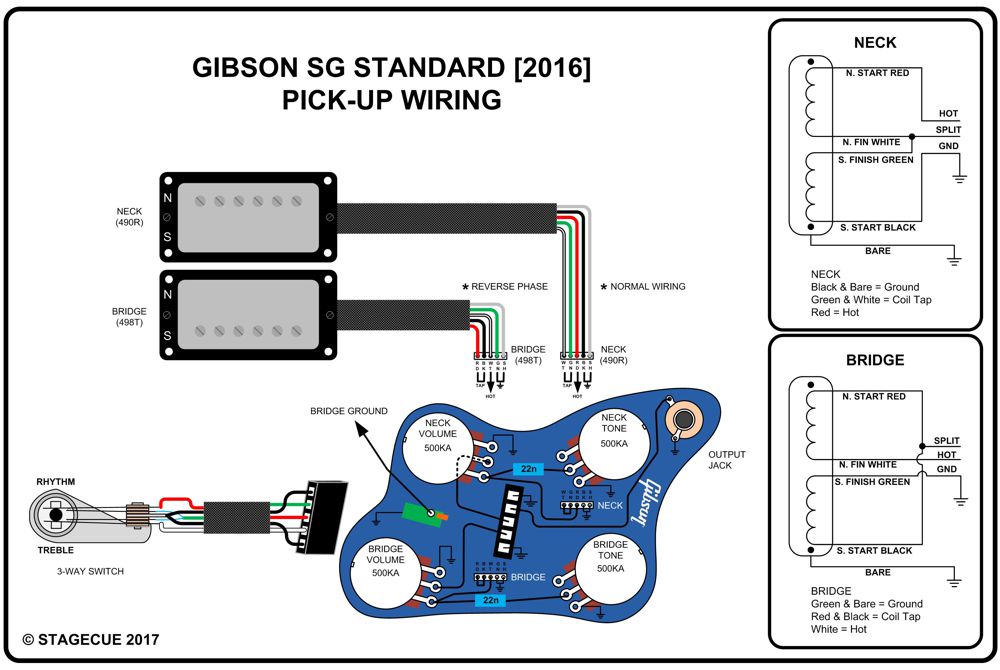 57 Classic Pickups Phase Issue | EverythingSG.com p94 pick up wiring schematic 